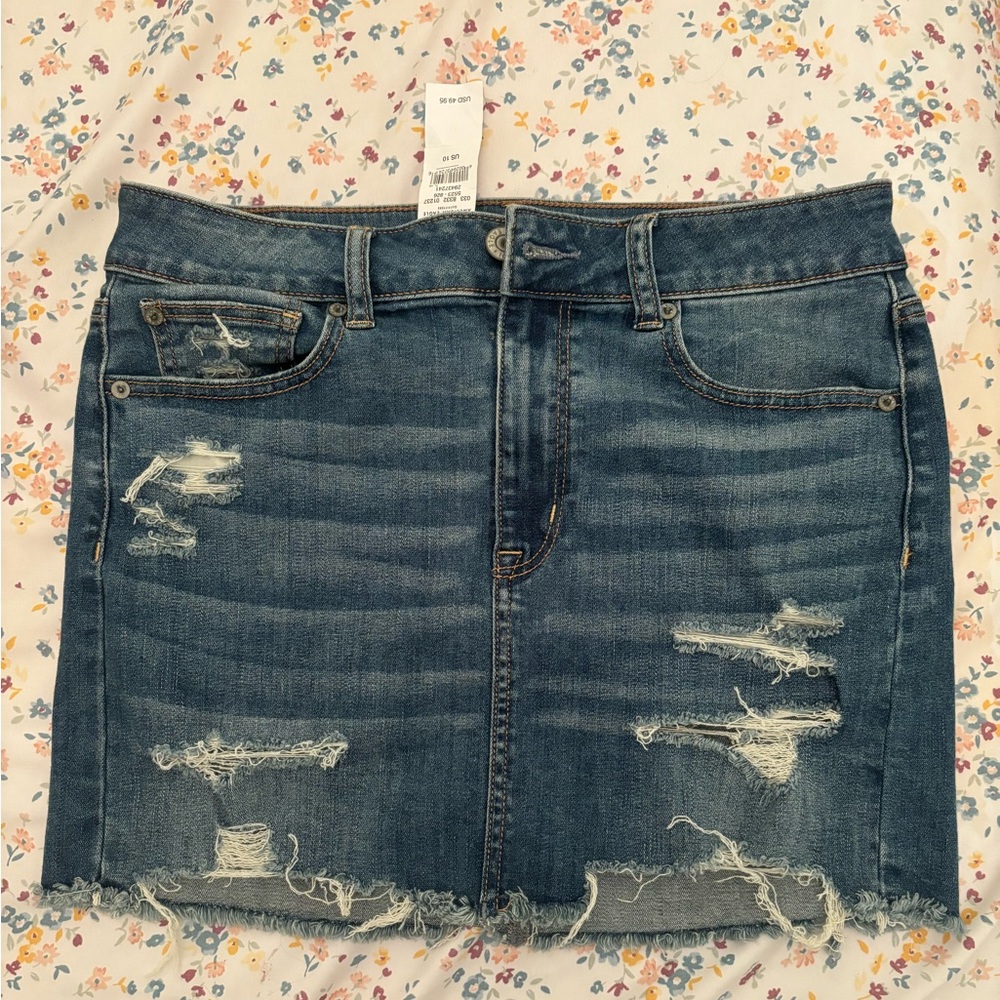 American Eagle denim/jean mini skirt